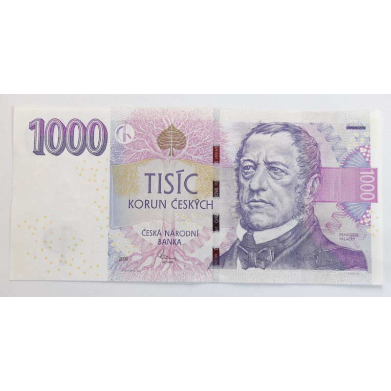 1000 Korun - 1000 Kč / 2008 L19 / UNC /