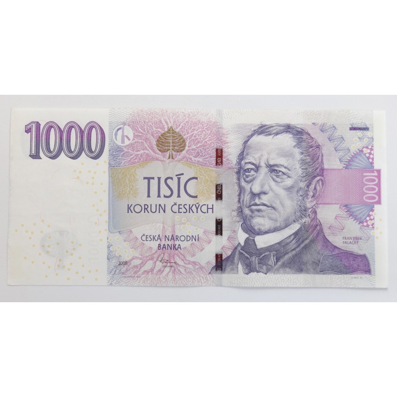 1000 Korun - 1000 Kč / 2008 L16 / UNC /